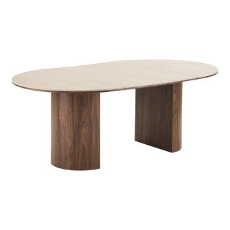 DELPHI Kitchen Table and CAVI Chair Set (Dark Brown) DELPHI Kitchen Table and CAVI Chair Set (Dark Brown)